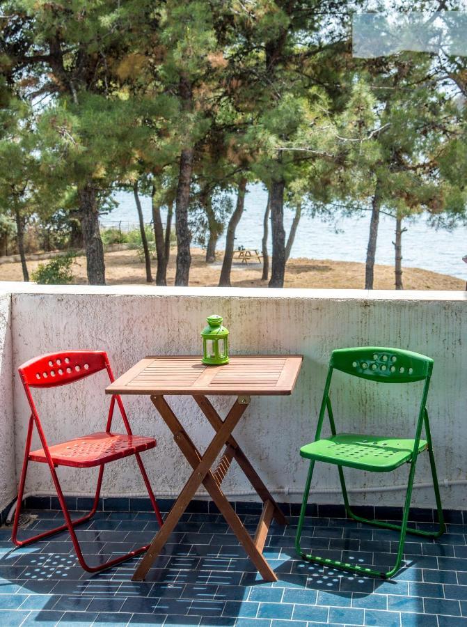 Summerday Villa Private Beach Nea Iraklia Ngoại thất bức ảnh