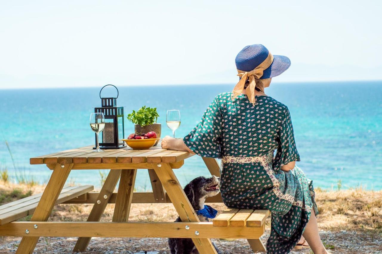 Summerday Villa Private Beach Nea Iraklia Ngoại thất bức ảnh
